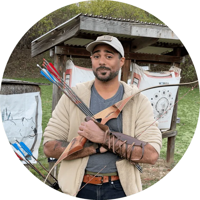 Jedain at the range with his recurve